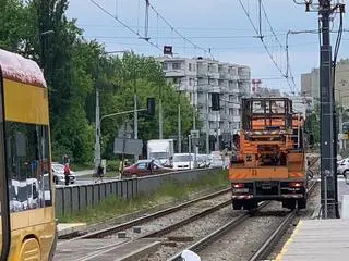 Zerwana trakcja tramwajowa na Bemowie