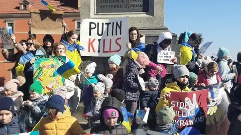 "Uratujcie dzieci Ukrainy". Manifestacje matek