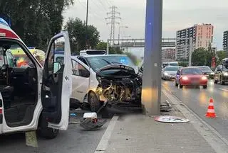 Śmiertelny wypadek w alei Prymasa Tysiąclecia