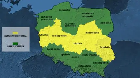 Ostrzeżenia pierwszego stopnia. Mglisty poranek 