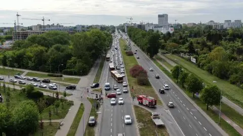 Wypadek na Sobieskiego. Maturzysta został ranny