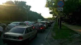 Korek na Wisłostradzie