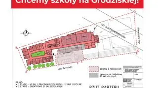 Mieszkańcy chcą szkoły na Grodziskiej  