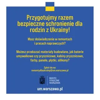 Apel ratusza o dostarczanie materiałów budowlanych i wolontariat przy remontach