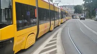 Ruch tramwajowy został wstrzymany