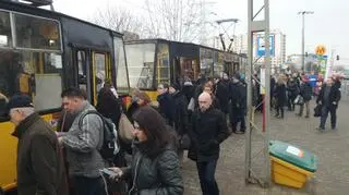 Przystanek tramwajowy przy metrze Wierzbno