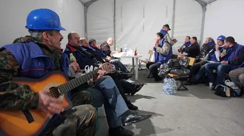 Noc przed Kancelarią Premiera