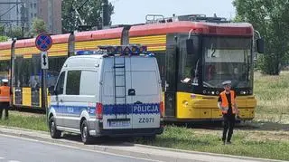 Do potrącenia pieszego przez tramwaj doszło na Tarchominie