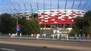 W drodze na Stadion Narodowy - fot. Lech Marcinczak/tvnwarszawa.pl