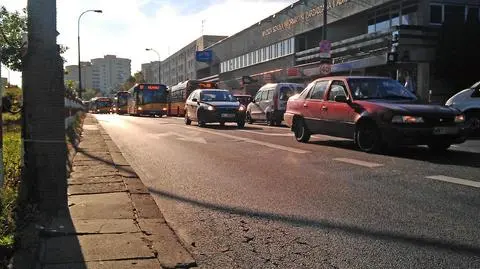 Wiadukt w remoncie, korki na Saskiej Kępie 