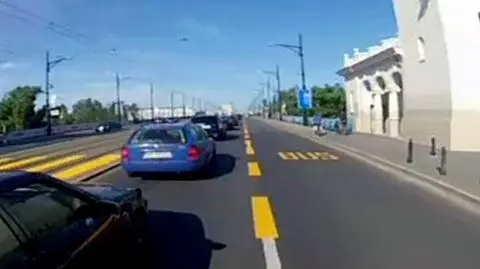 Skuterem przez Warszawę Kilka godzin przed meczem 