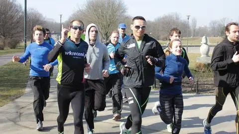 Warszawa w słońcu. Biegacze korzystają