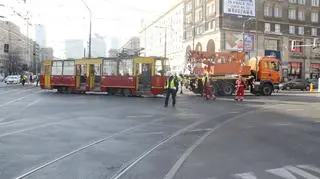 Poważna awaria tramwajowa w Śródmieściu