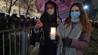 Piątkowy protest na Żoliborzu