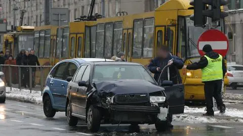 Skoda wjechała w dacię