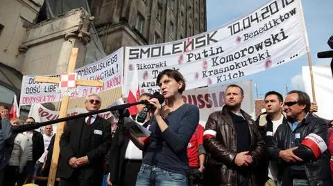 Chcieli wejść do telewizji. Policja nie pozwoliła