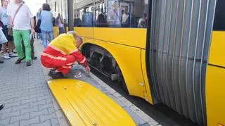 Zepsuty tramwaj i duże utrudnienia w centrum