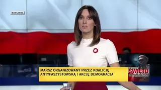 Tłumy na rondzie Dmowskiego 