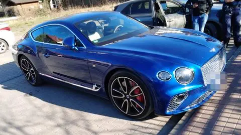 "Zostawił auto otwarte, poszedł po pieczywo". Policja odzyskała skradzionego bentleya
