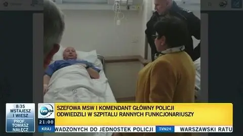 Rzecznik stołecznej policji o zatrzymaniach i rannych