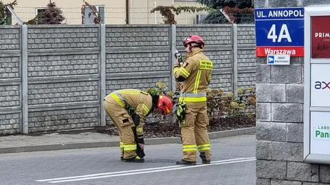 Podwyższone stężenie gazów w studzience. Kolejna akcja strażaków na Annopolu 