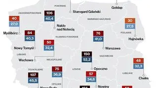 Najbardziej zanieczyszczone miasta 