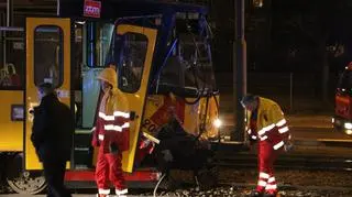 Zderzenie tramwajów na Słominskiego