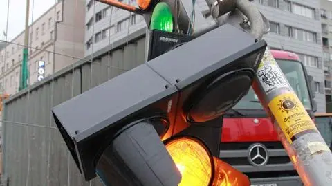 Zepsute światła w centrum
