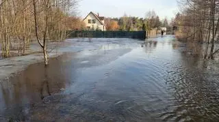 Podtopienia w miejscowości Młynarze na Mazowszu