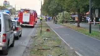 Wypadek autobusu przy Grójeckiej