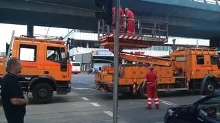 Paraliż tramwajowy w centrum