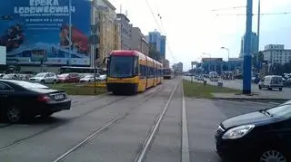 Paraliż tramwajowy w centrum