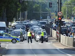 Zderzenie na skrzyżowaniu Woroniczej z Niepodległości 