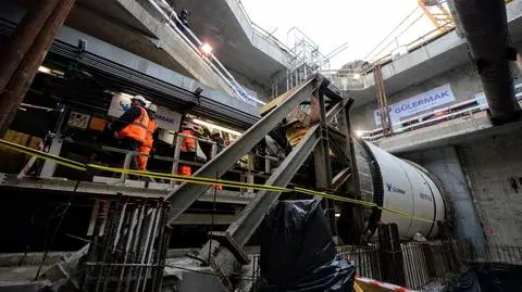 "Poszło gładko. Krystyna ruszyła". Wydrąży tunel na Woli