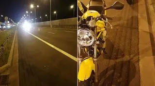 Motocyklista zmarł po wypadku