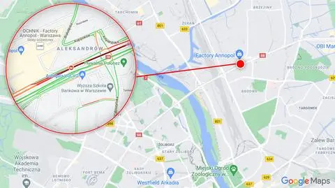 Zderzenie czterech samochodów na S8. Dwie osoby trafiły do szpitala