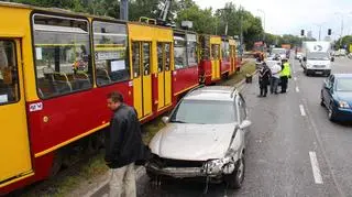 Pijany zablokował tramwaje