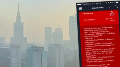 Ratusz ostrzega: jutro smog przekroczy normy 