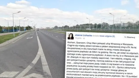 Joanna Lichocka bez prawa jazdy. "Czy tu nie można zrobić 80 km/h?"