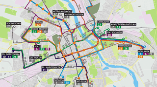 Linie tramwajowe po zmianach