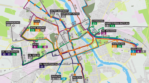 Tak dojedziemy do metra: mapy linii i pełna lista zmian