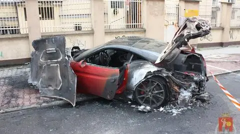 Podejrzany o podpalenie ferrari zatrzymany