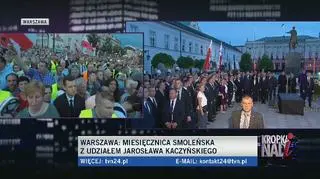 Hymn przed Pałacem Prezydenckim 