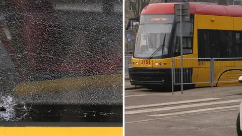 Kamieniem wybił szybę. Zatrzymał tramwaje w centrum