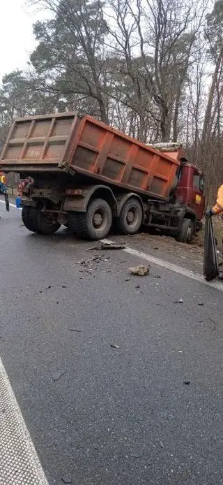 Wypadek na drodze krajowej numer 60