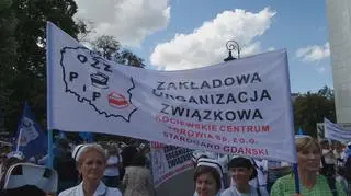 Protest przed Sejmem