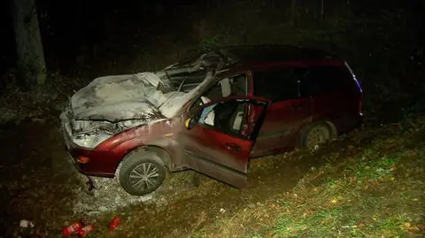 Auto zderzyło się z łosiem. Pięć osób w szpitalu, także dzieci