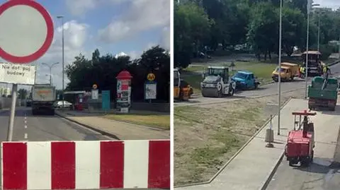 Remont w alei KEN Skończą w poniedziałek