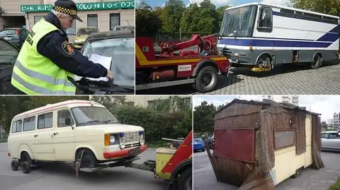 Holownik, autobus, ambulans... Strażnicy wywożą setki wraków