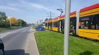 Kolizja z tramwajem